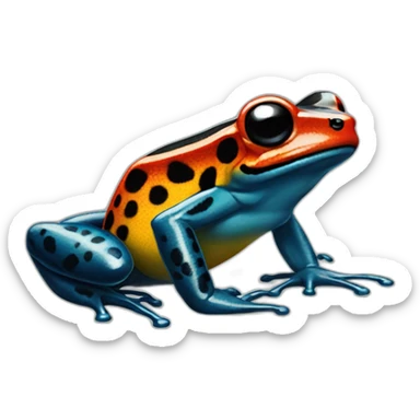 poison dart frog sticker
