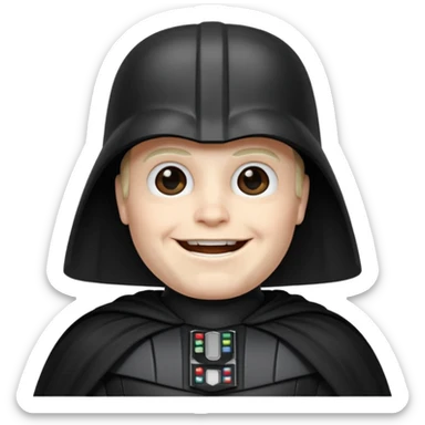 Darth vader cheers sticker