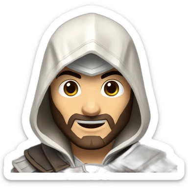 Ezio Auditore From Assassin's Creed Game sticker