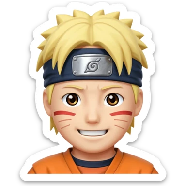naruto says dattebayo sticker