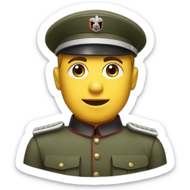 Soldat allemand SA sticker