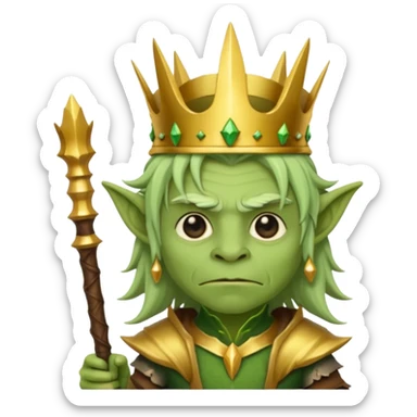 
Goblin king – Crown, staff





 sticker
