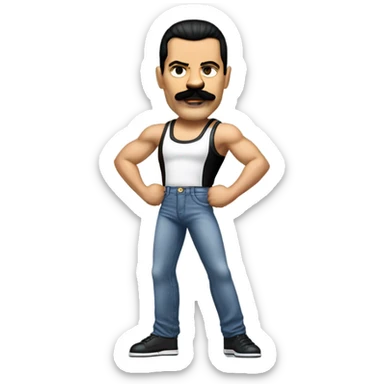 Freddie Mercury  macho sticker