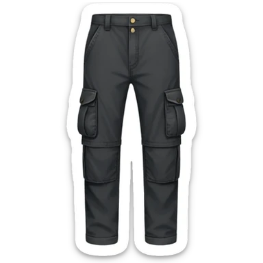 black cargo pants sticker