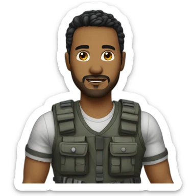 Control juego sticker