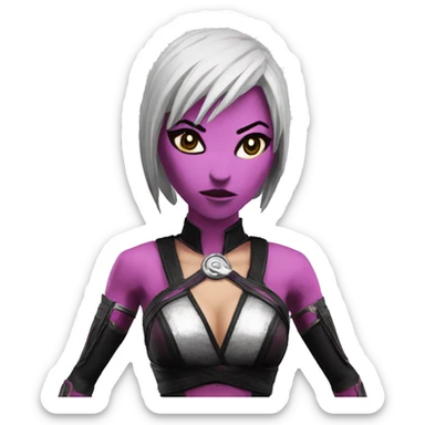 excitation Mileena Mortal Kombat X sticker