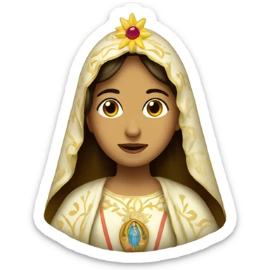 De la virgen sticker