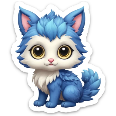 chibi cute mithical creatures sticker