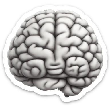 brain halloween sticker