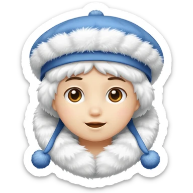 snow beret object sticker