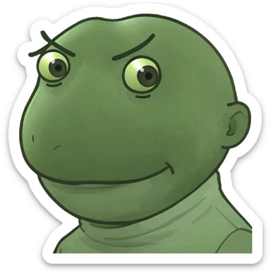 Person holding up 6 7 sticker