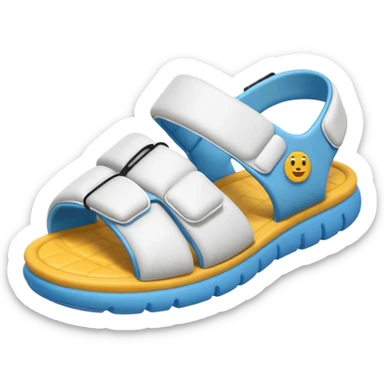puffer summer shoes sticker