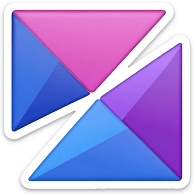 The bisexual flag sticker