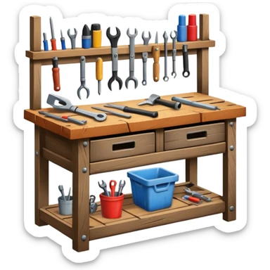 Workshop Bench sticker