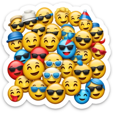 Cinematic Realistic Zagreb Film Festival Pop Culture Emoji, showcasing a vibrant, artistic festival atmosphere rendered with dynamic textures and cinematic, festive lighting. sticker