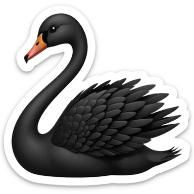 Blck swan  sticker