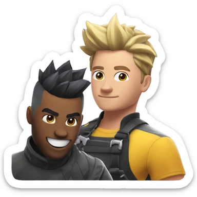 The popular Fortnite YouTuber ninja getting a haircut  sticker