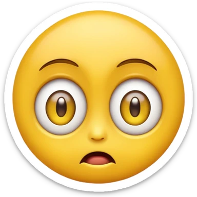 cringing emoji sticker