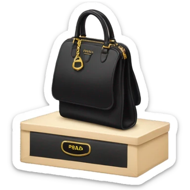black prada purse sticker
