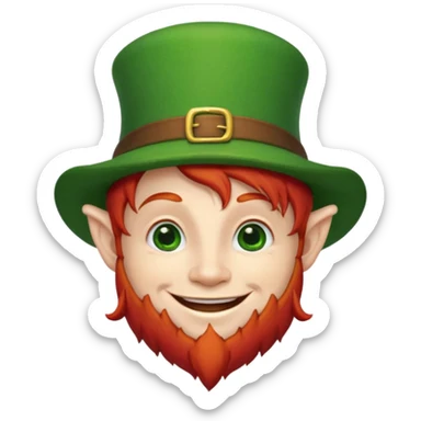 cute leprechaun sticker