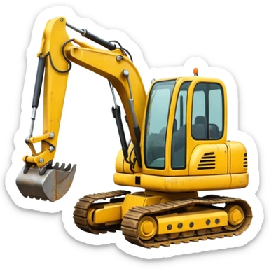 MINI EXCAVATOR sticker
