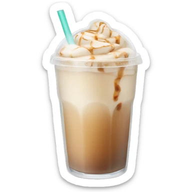 Iced chai latte sticker