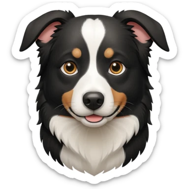 Border collie and lab mix. sticker