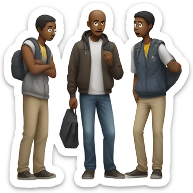 An acting teacher sticker