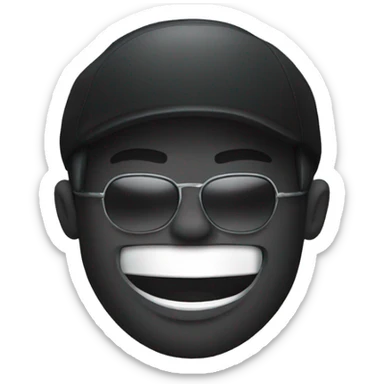 Black Harley Davidson sticker