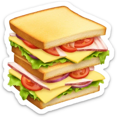 club sandwich sticker