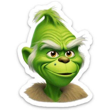 Grinch sticker