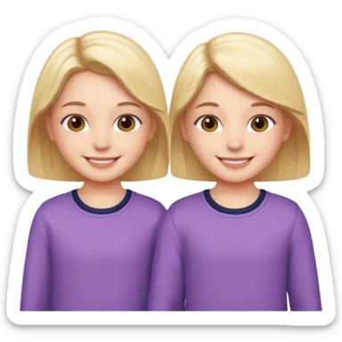 Cute Twins sticker