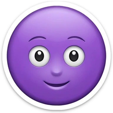 Rond violet normal sticker