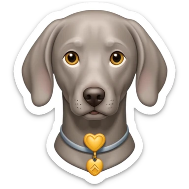 Weimaraner Rich sticker