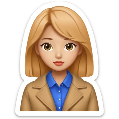 fashionably grily, designer, korean, bubbly sticker