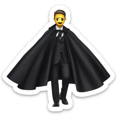 Dior logo on a magician cape sticker