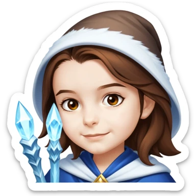 Frost wizard sticker