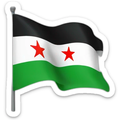 Flag of the Syrian revolution  sticker