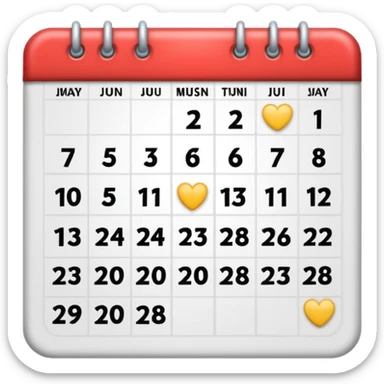2026/ 03/ 08 Calendar Emoji Ai sticker