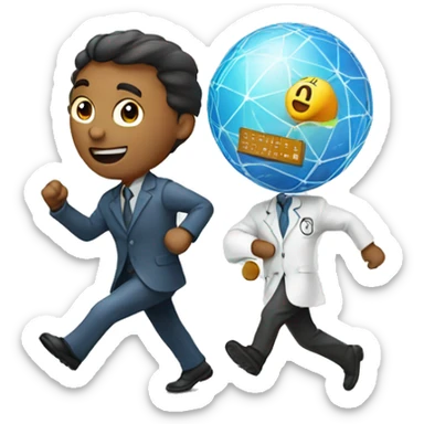 math and science running from english sticker