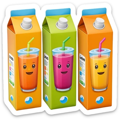 pack of juice sticker