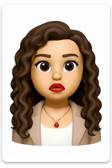 A 3D Apple-style emoji version of the uploaded image, preserving its colors, shapes, textures, and overall design, simplified into emoji form while keeping key details recognizable. Smooth glossy finish, soft shadows, high-quality render, minimal background sticker