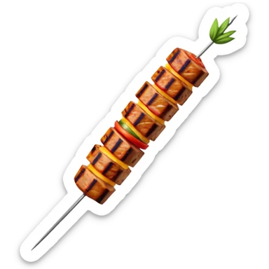 turkish meat skewer sticker