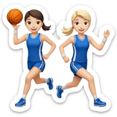 girls sport sticker