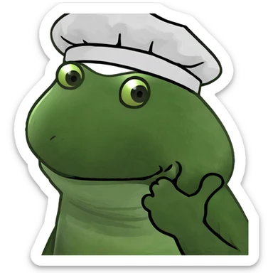 goofy animal with Italian theme sticker