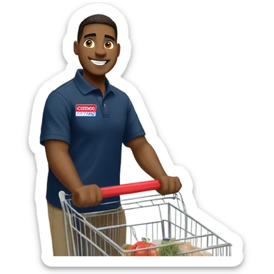 costco worker sticker