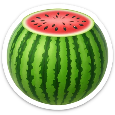 one watermelon sticker