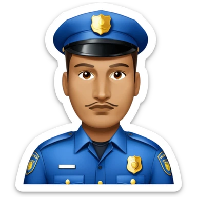 Police officer  sticker