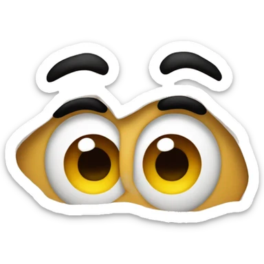 sneaky face emoji sticker
