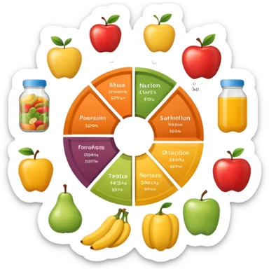 nutrition program organization sticker